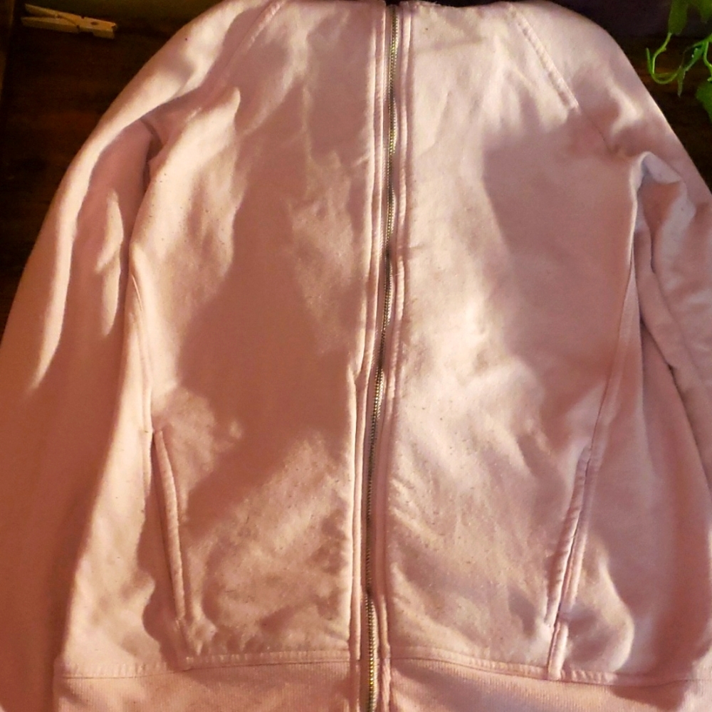 Pink zip up jacket